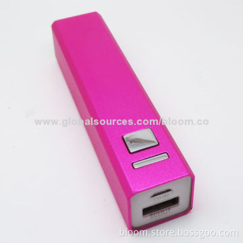 Power Bank with 2,600mAh, Ideal for iPhone 6/5S/5/4/4S, Full Capacity